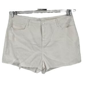 Good American shorts Good 90's denim white size 18